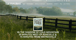 Desktop Screenshot of eastforkranchwnc.com